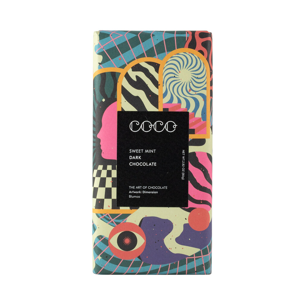 Coco Chocolatier Sweet Mint 80G Dark Chocolate