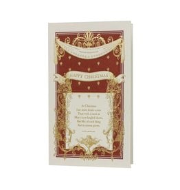 Oblation Papers & Press Happy Christmas English Literature Letterpress Card