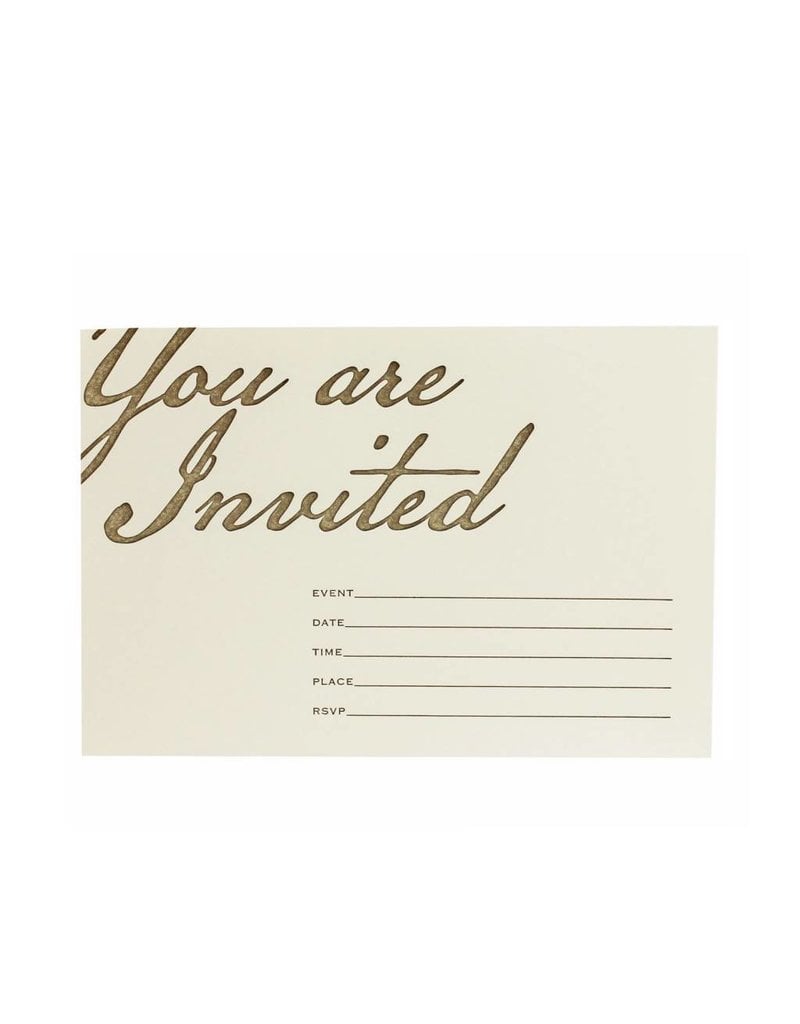 blank invitations