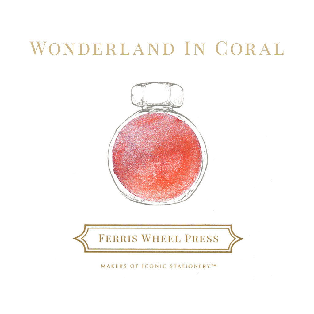 Ferris Wheel Press Wonderland in Coral Bottled Ink 38ml
