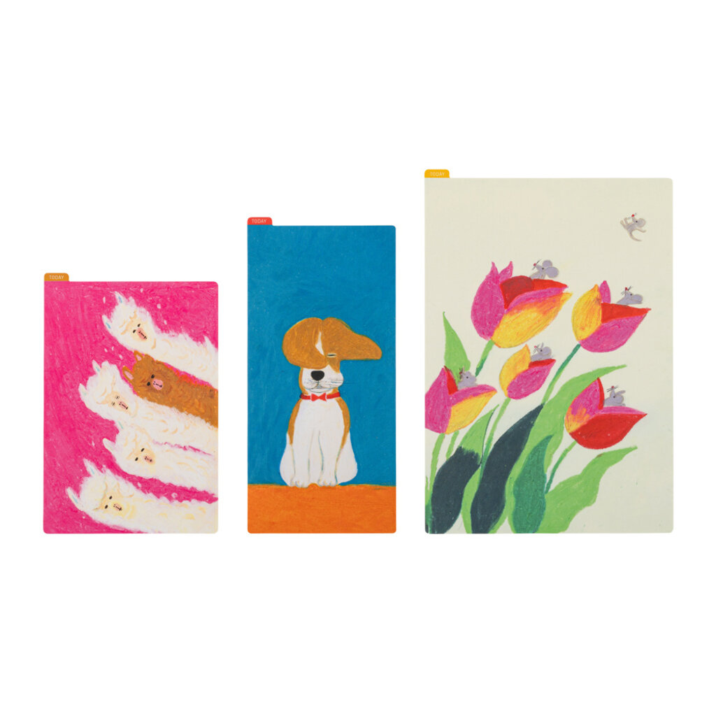 Hobonichi Hobonichi Pencil Board A5 Keiko Shibata: Swaying Tulips