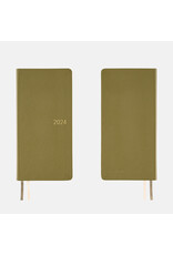 Hobonichi Hobonichi Techo Leather: Olive Green Weeks [JPN Spring Start 2024]