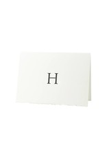Oblation Papers & Press Trajan Monogram H Letterpress Cards