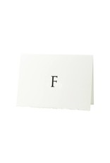 Oblation Papers & Press Trajan Monogram F Letterpress Cards