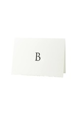 Oblation Papers & Press Trajan Monogram B Letterpress Cards