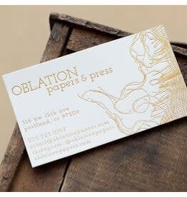 Oblation Custom Custom Letterpress-Lewin