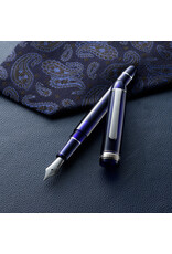 Platinum Platinum #3776 Century Chartes Blue & Rhodium Fountain Pen