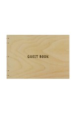 Oblation Papers & Press Hand-bound Guest Book Birch