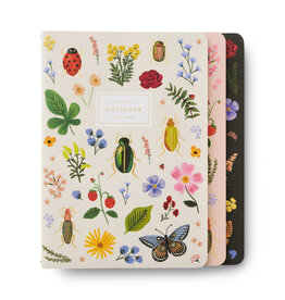 Rifle Paper co. Curio Stitched Notebook s/3