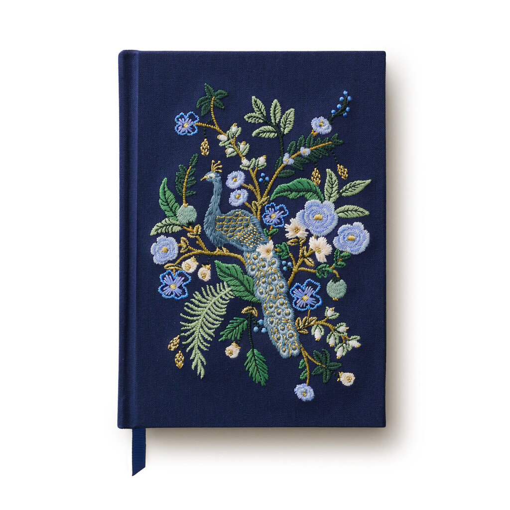 Rifle Paper co. Peacock Embroidered Journal