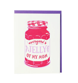 Smudge Ink Jelly Mother's Day Letterpress Card