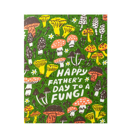 Phoebe Wahl Fungi Mushroom Father's Day Letterpress Card