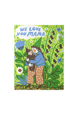 Phoebe Wahl Gnome Mama Love Letterpress Card