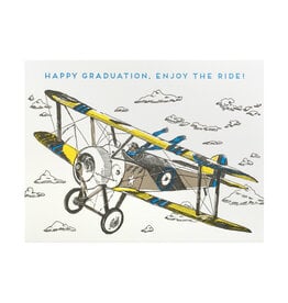 Porchlight Press Graduation - Flying Sparrow Letterpress Card
