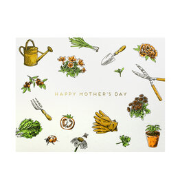 Porchlight Press Mother's Day Gardening Letterpress Card