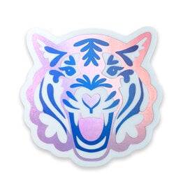Wildkat Studio Pink Tiger Sticker
