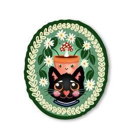 Wildkat Studio Garden Cat Sticker