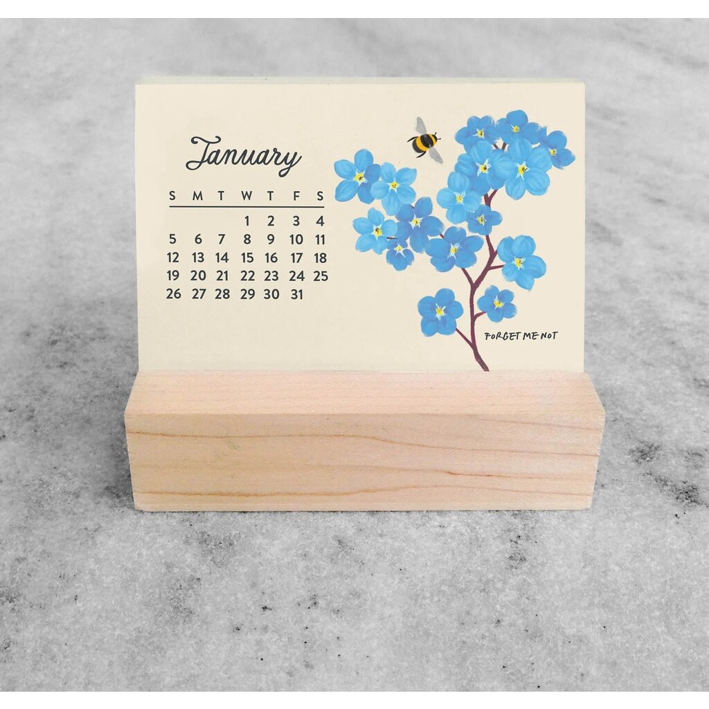 2025-mini-desk-calendar-botanicals-oblation-papers-press