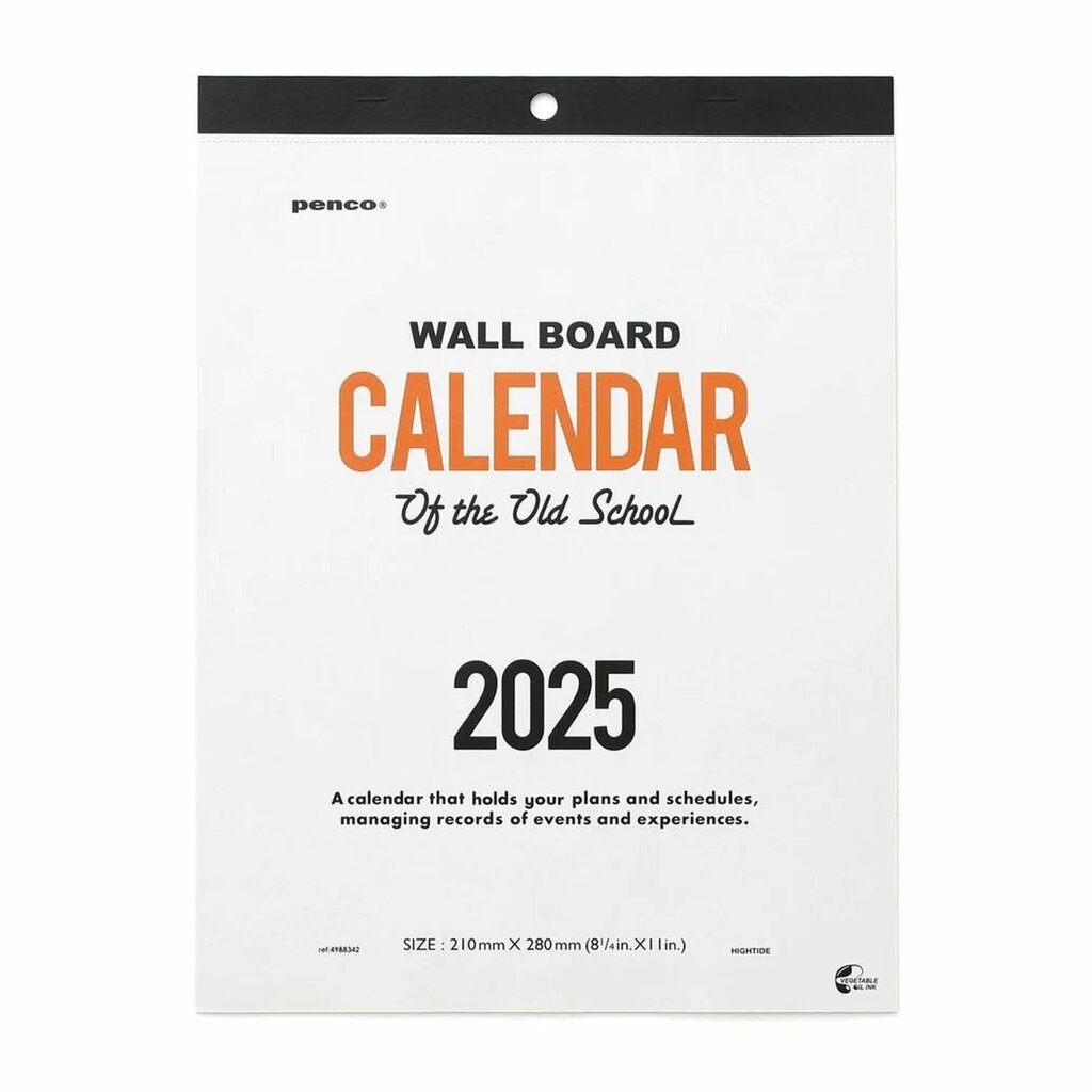 2025 Wall Calendar A4 Penco oblation papers & press