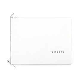 Oblation Papers & Press Handmade Paper Guest Book White