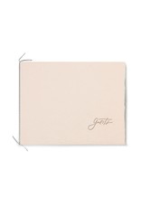 Oblation Papers & Press Blush Handmade Paper Letterpress Guest Book