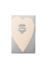 Oblation Papers & Press Birthday Blush Letterpress Heart Card