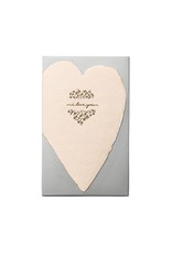 Oblation Papers & Press I Love You Blush Letterpress Heart Card