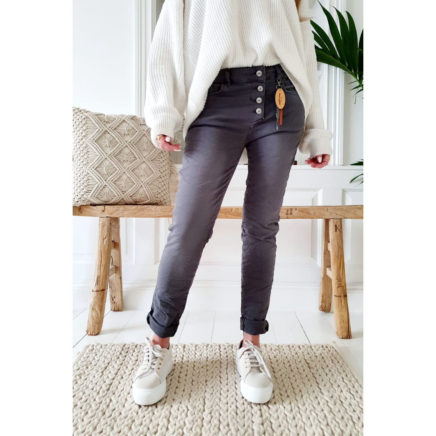 comfy black jeans