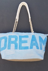 ALI LAMU LARGE WEEKEND BAG PALE BLUE BLUE DREAM