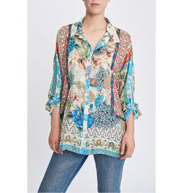 JOHNNY WAS  BAYHILL BUTTON BLOUSE