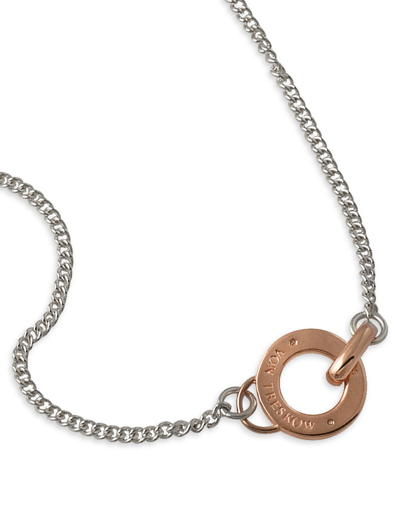 VON TRESKOW CURB NECKLACE WITH VON 
