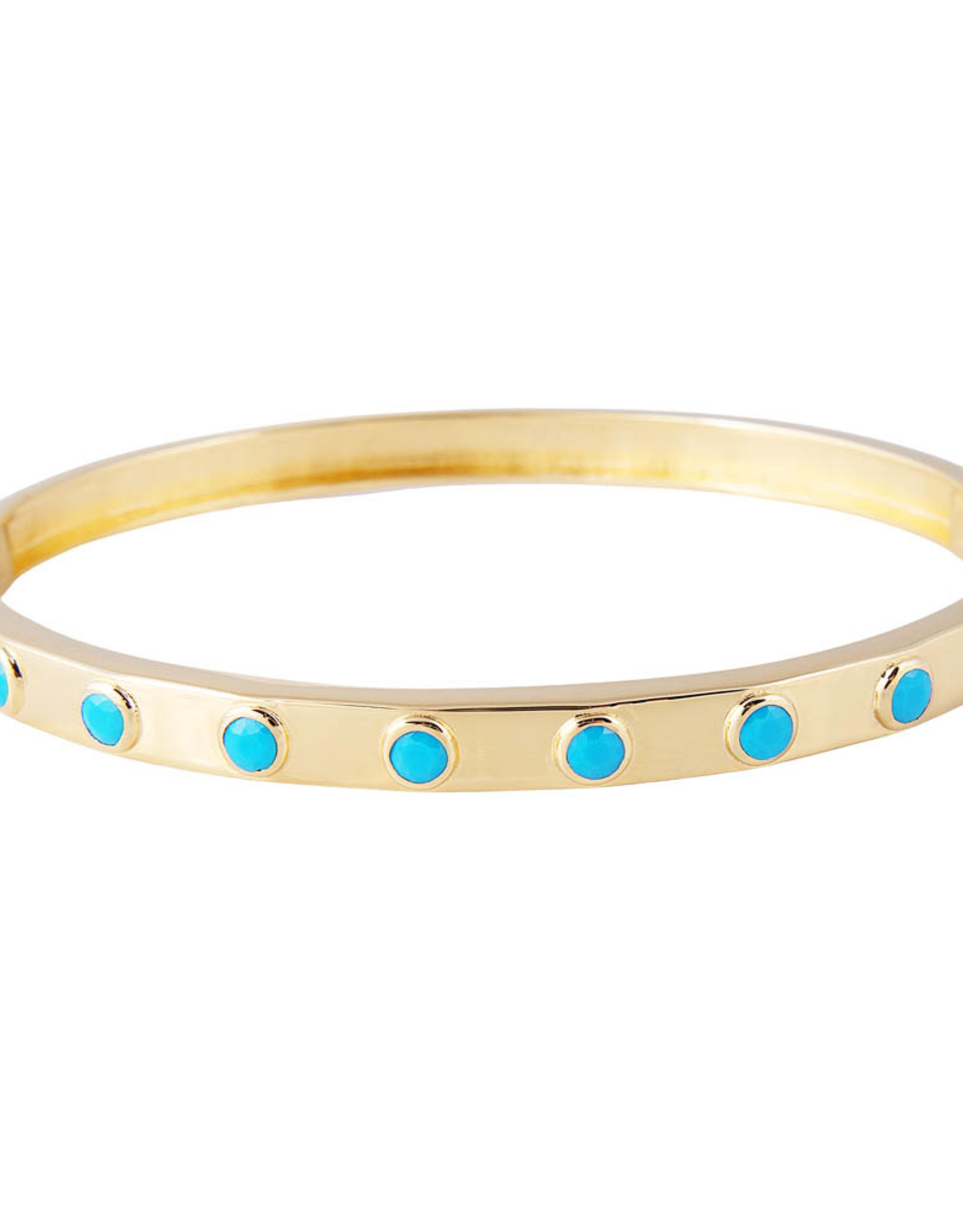 FAIRLEY TURQUOISE CRYSTAL BANGLE