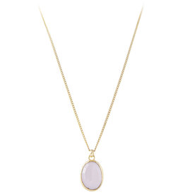 FAIRLEY ROSE QUARTZ PENDANT NECKLACE