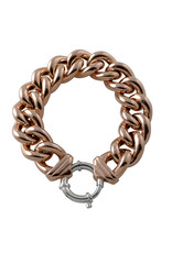 VON TRESKOW ROSE GOLD MAMA BRACELET WITH BOLT