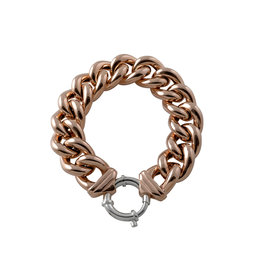 VON TRESKOW ROSE GOLD MAMA BRACELET WITH BOLT