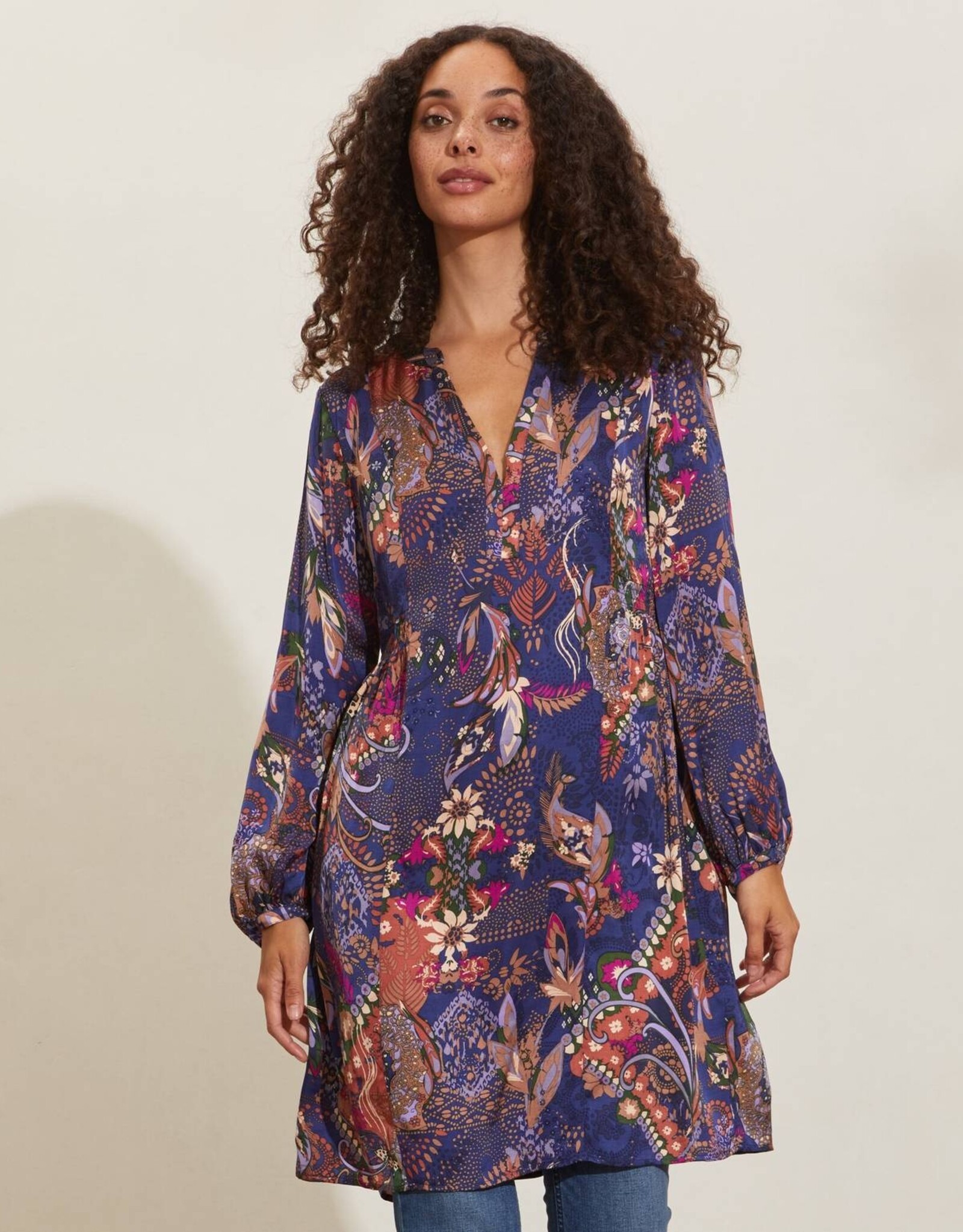 ODD MOLLY MAIRA SHIRT DRESS BLUE