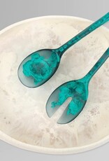 DINOSAUR DESIGNS MINERAL SWIRL RESIN LONG SERVERS