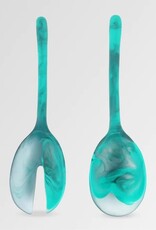 DINOSAUR DESIGNS MINERAL SWIRL RESIN LONG SERVERS