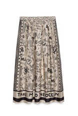 ME369 ELIZABETH MERMAID PRINTED MIDI SKIRT