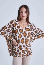 ABSOLUT CASHMERE CAMILLE PRINT LEO CAMEL