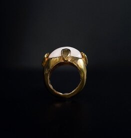 EWA BIG BONE RING GOLD