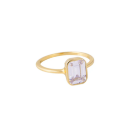 FAIRLEY EMERALD CUT SOLITAIRE RING