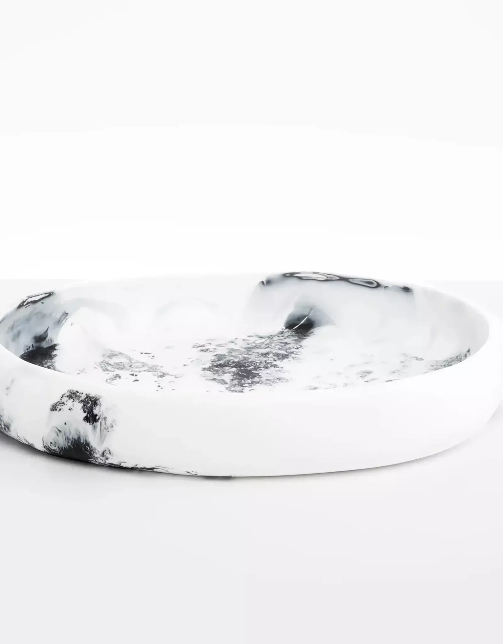 DINOSAUR DESIGNS WHITE MARBLE LARGE ROCK BOWL