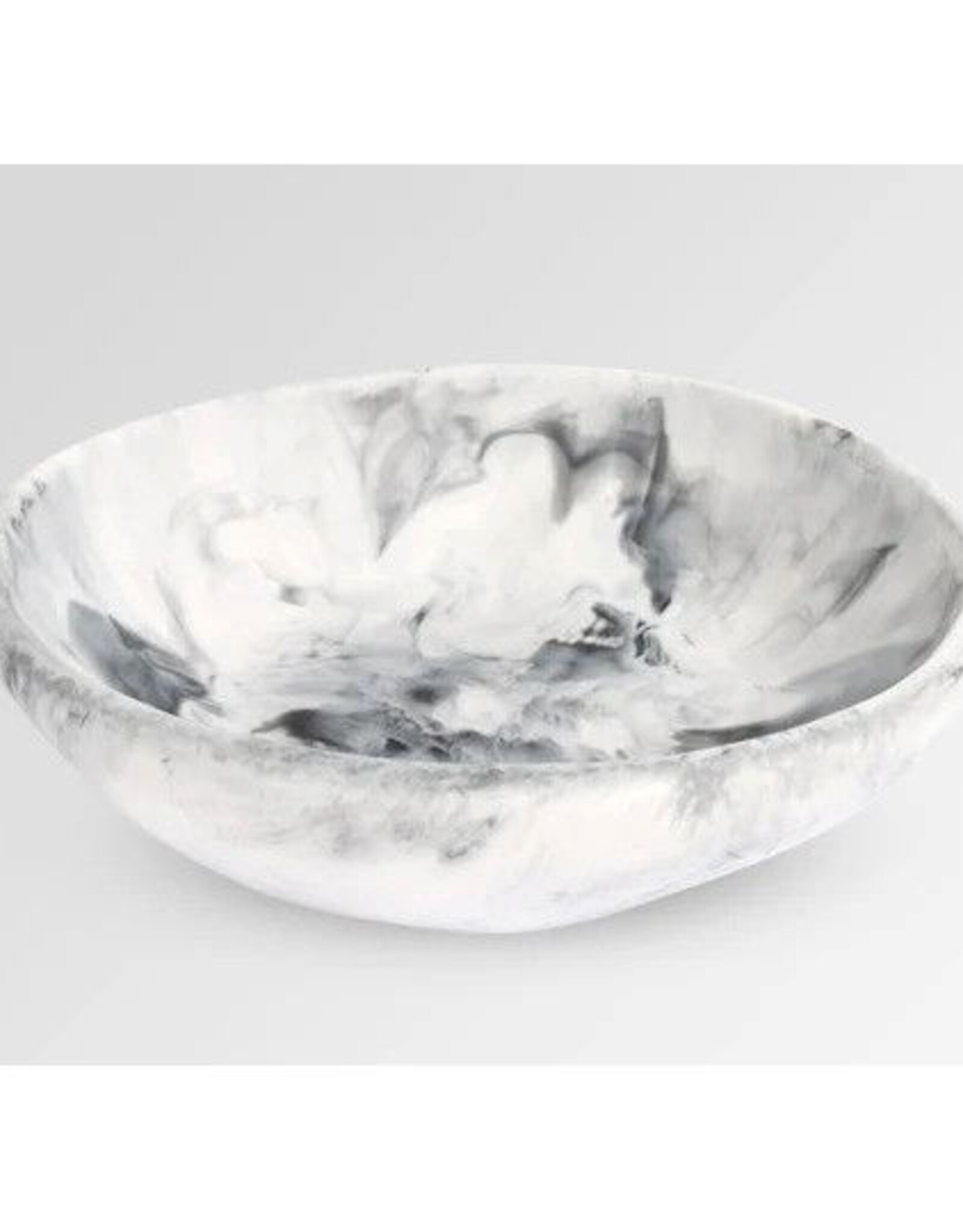 DINOSAUR DESIGNS WHITE MARBLE LARGE SALAD BOWL