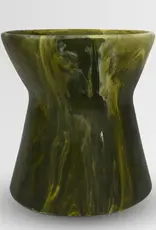 DINOSAUR DESIGNS MALACHITE LARGE BOW VASE