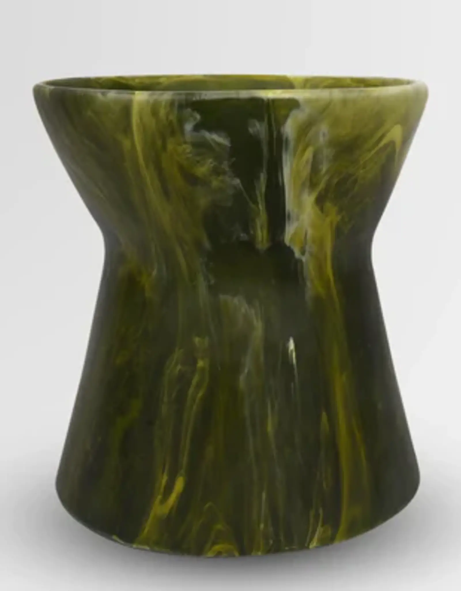 DINOSAUR DESIGNS MALACHITE LARGE BOW VASE