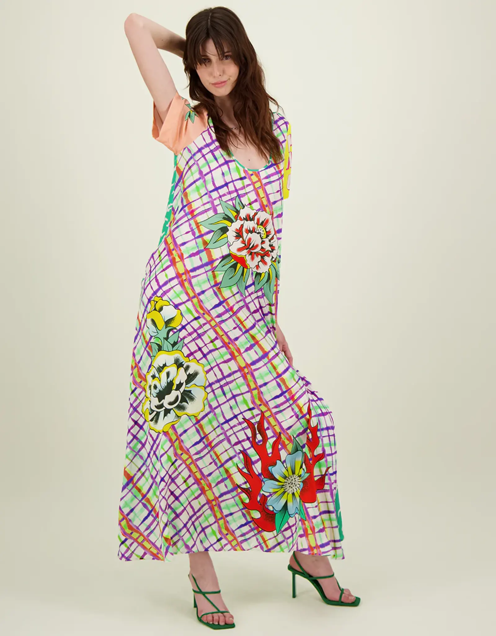 ME369 VERA MAXI ARTISAN DRESS