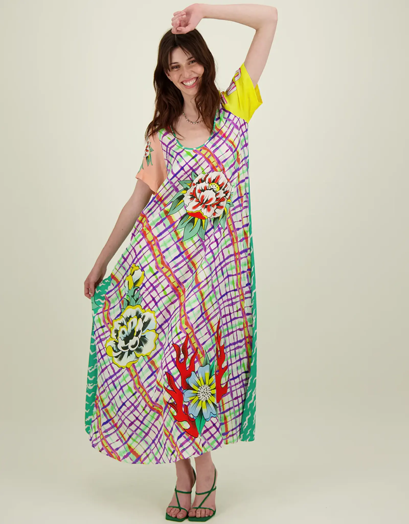 ME369 VERA MAXI ARTISAN DRESS