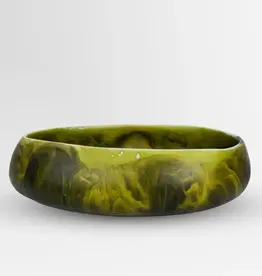 DINOSAUR DESIGNS MEDIUM MALACHITE ROCK BOWL