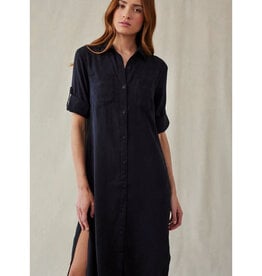 BELLA DAHL DUSTER DRESS VINTAGE BLACK